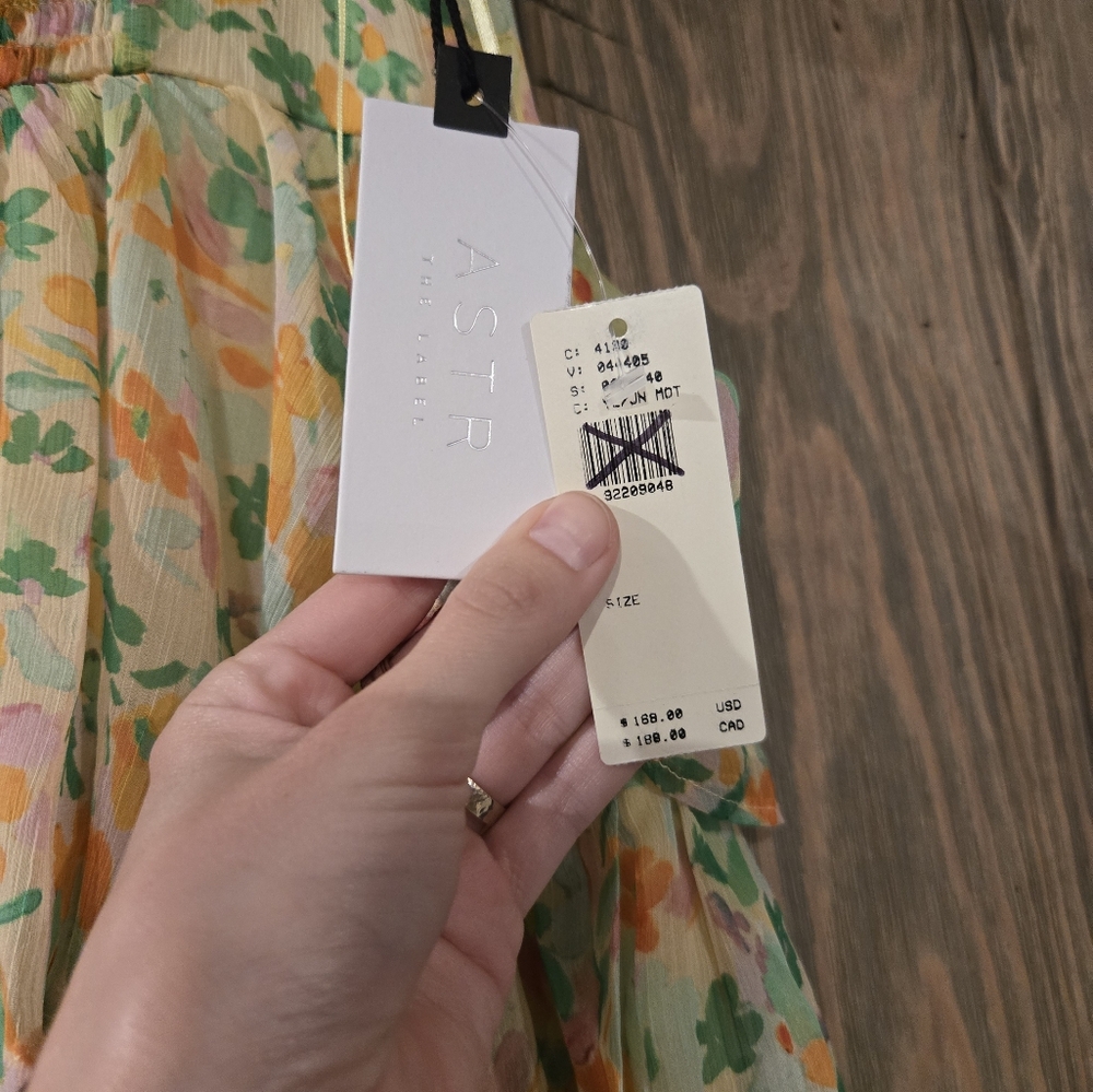 ASTR Floral Tiered Maxi Dress - Picture 5 of 5